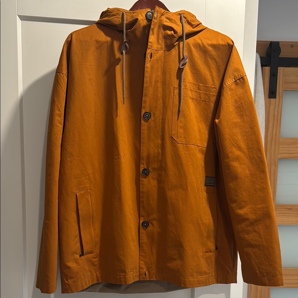 Roark Orange Lightweight Hooded Jacket